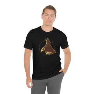 Long-crested Eagle Unisex Tee, Wearable Art, Raptors shirts, Predatory bird shirts, Men's Shirts