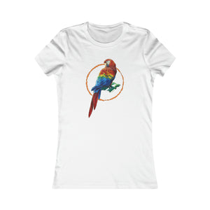 Scarlet Macaw Women's Tee, Parrot shirts, Bird shirts, Wearable art, Women's shirts