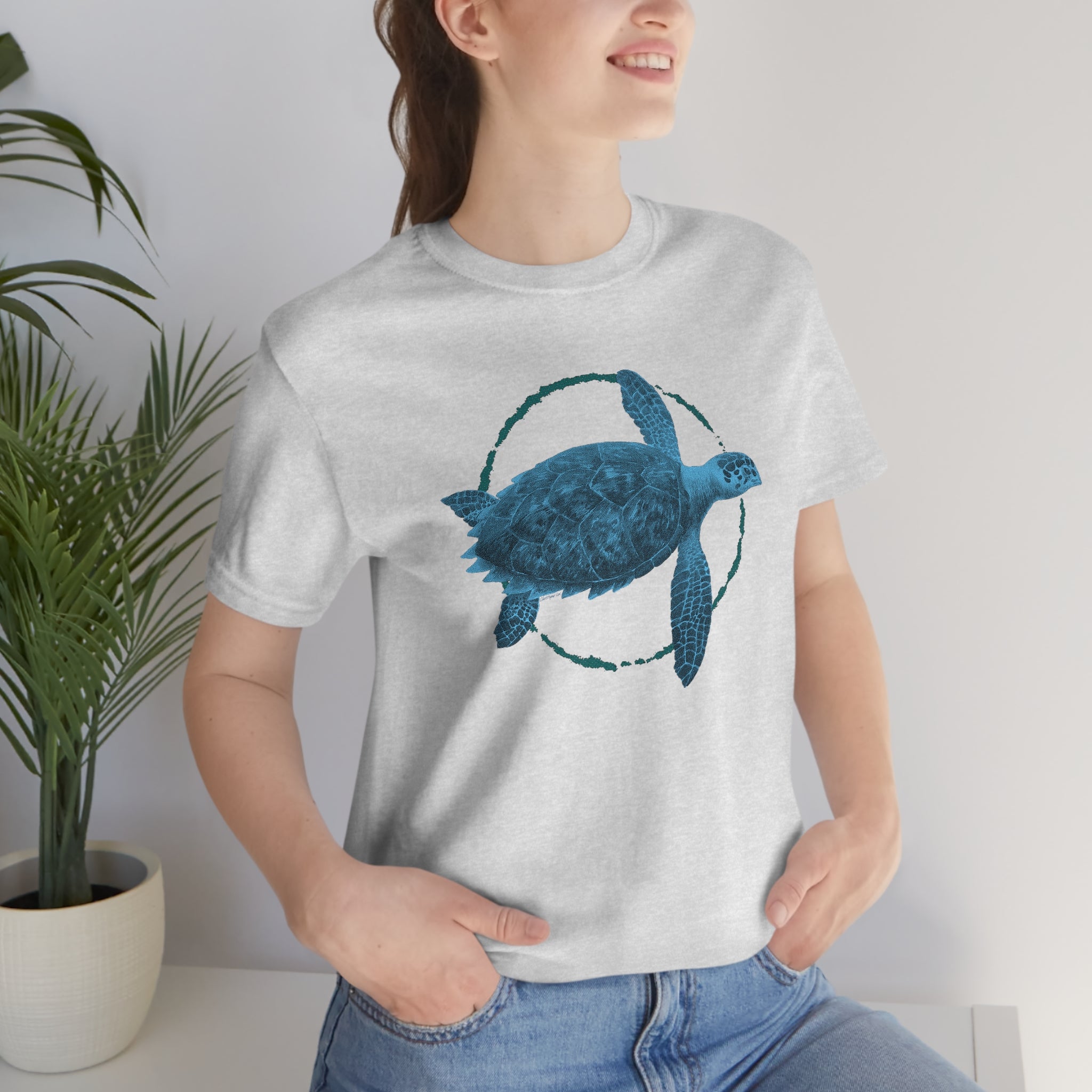 Sea Turtles Swim Classic Cotton T-Shirt
