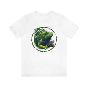 Iguana Unisex Tee, St Lucia Iguana shirt, Reptile shirts, Men's tees, Wearable art