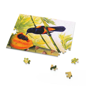 Puzzle (120, 252, 500-Piece), Jigsaw Puzzle, St Lucia Oriole & Papaya
