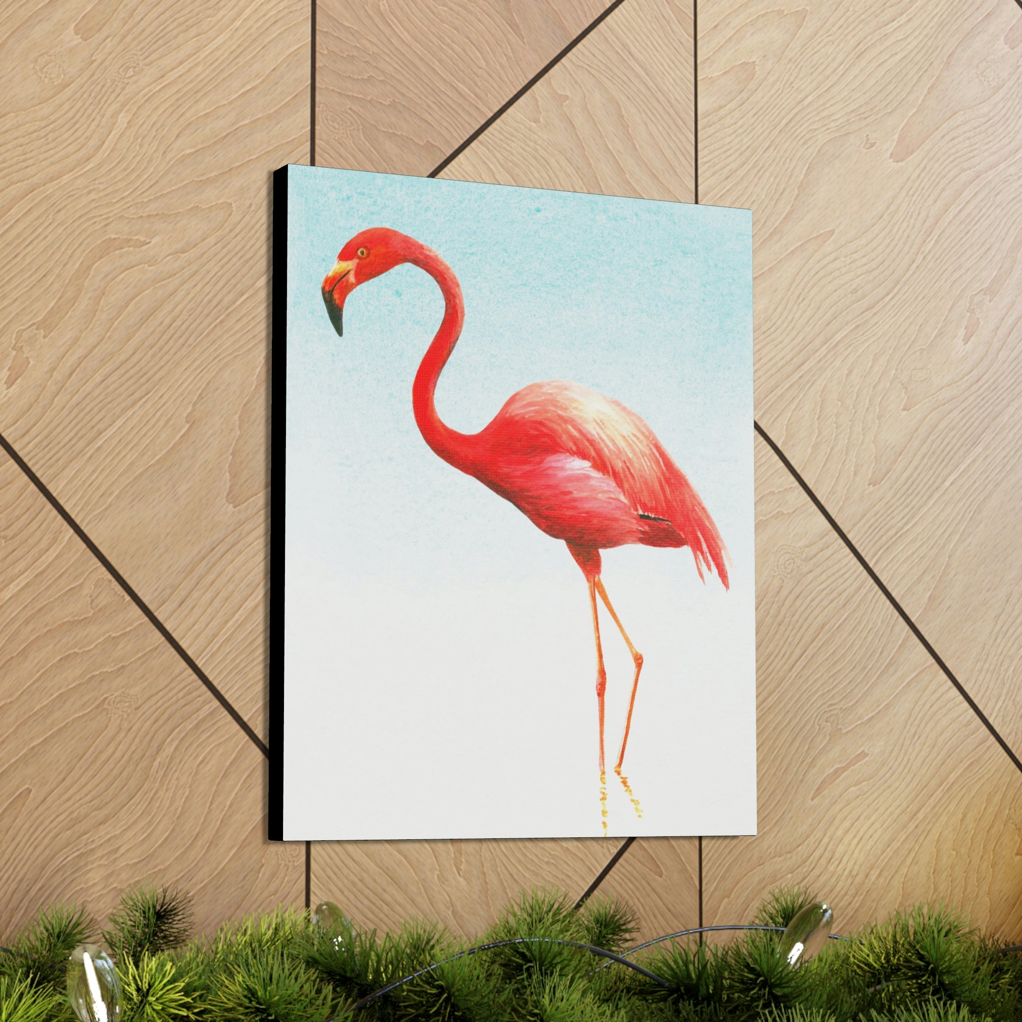 Canvas Wall Art, Scarlet Ibis, Bird Art, Wildlife Art, Tropical Birds, Caribbean Art